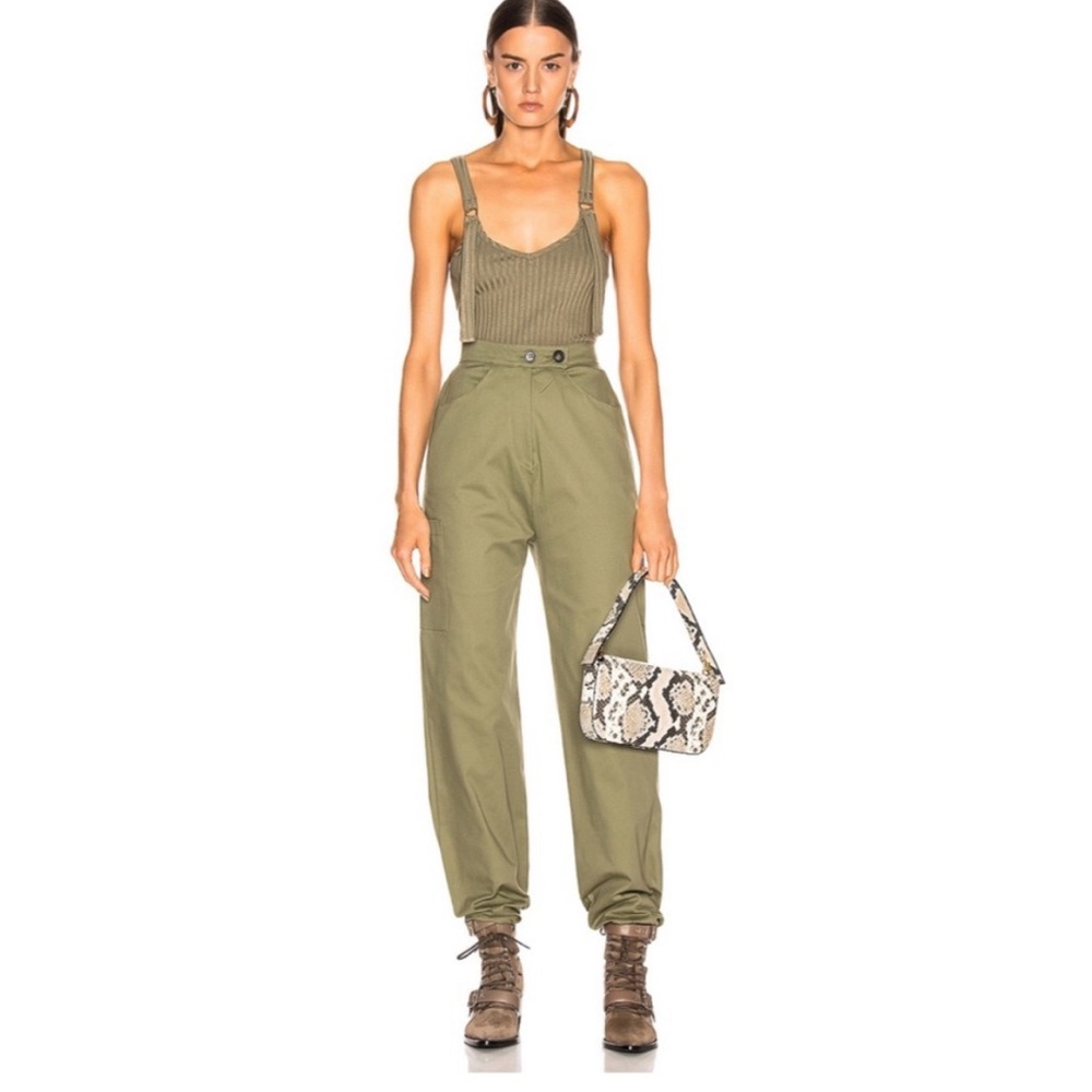 Revolve‎ The Range Structured Twill Cargo Pants in Olive Green.